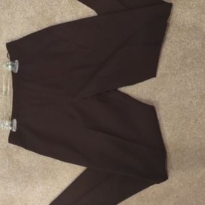 Alex Garfield iridescent pants slacks, 6, nwt Front Zipper, Black Purple Red